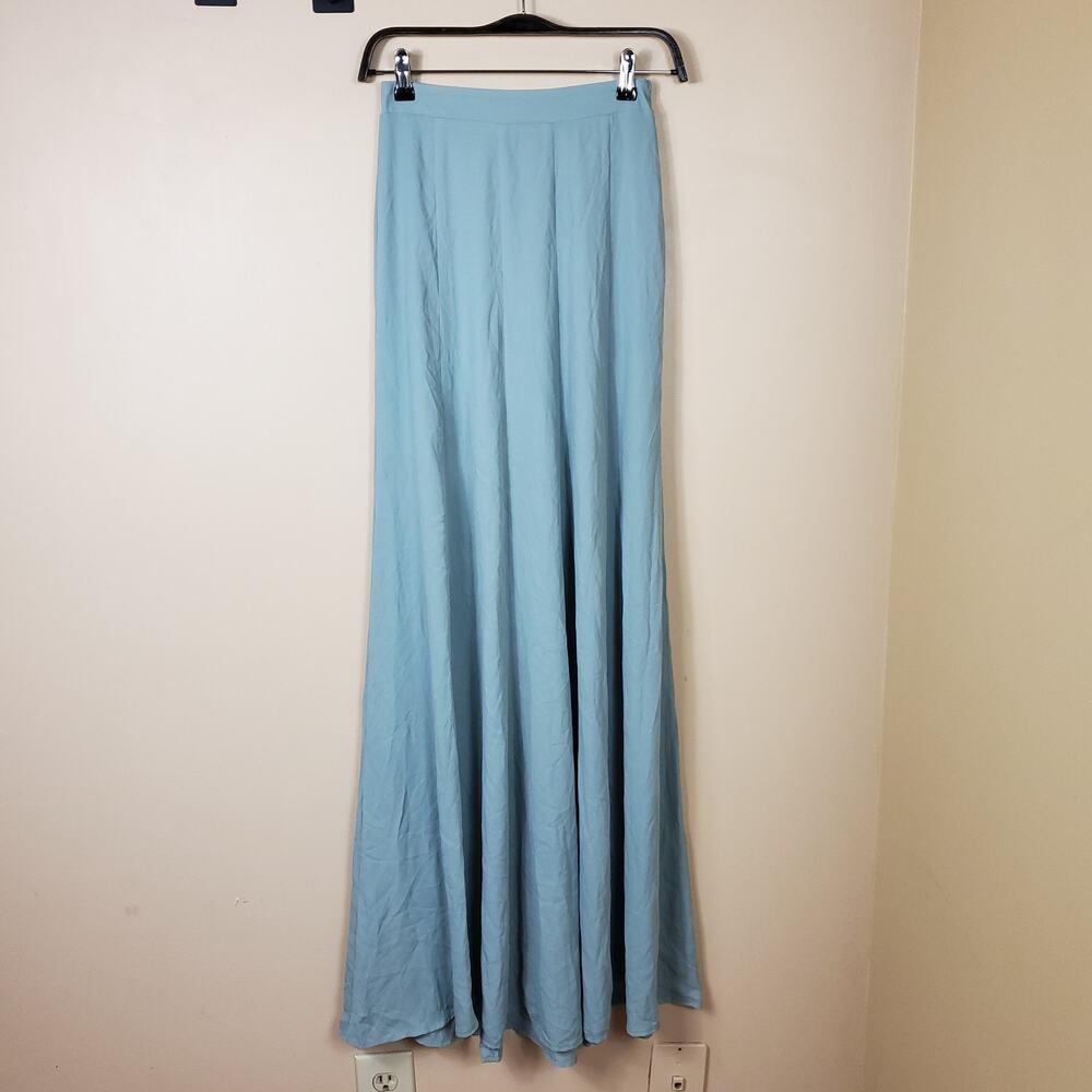 Show Me Your Mumu Princess Ariel Ballgown Maxi Skirt in Silver Sage Size XXS
